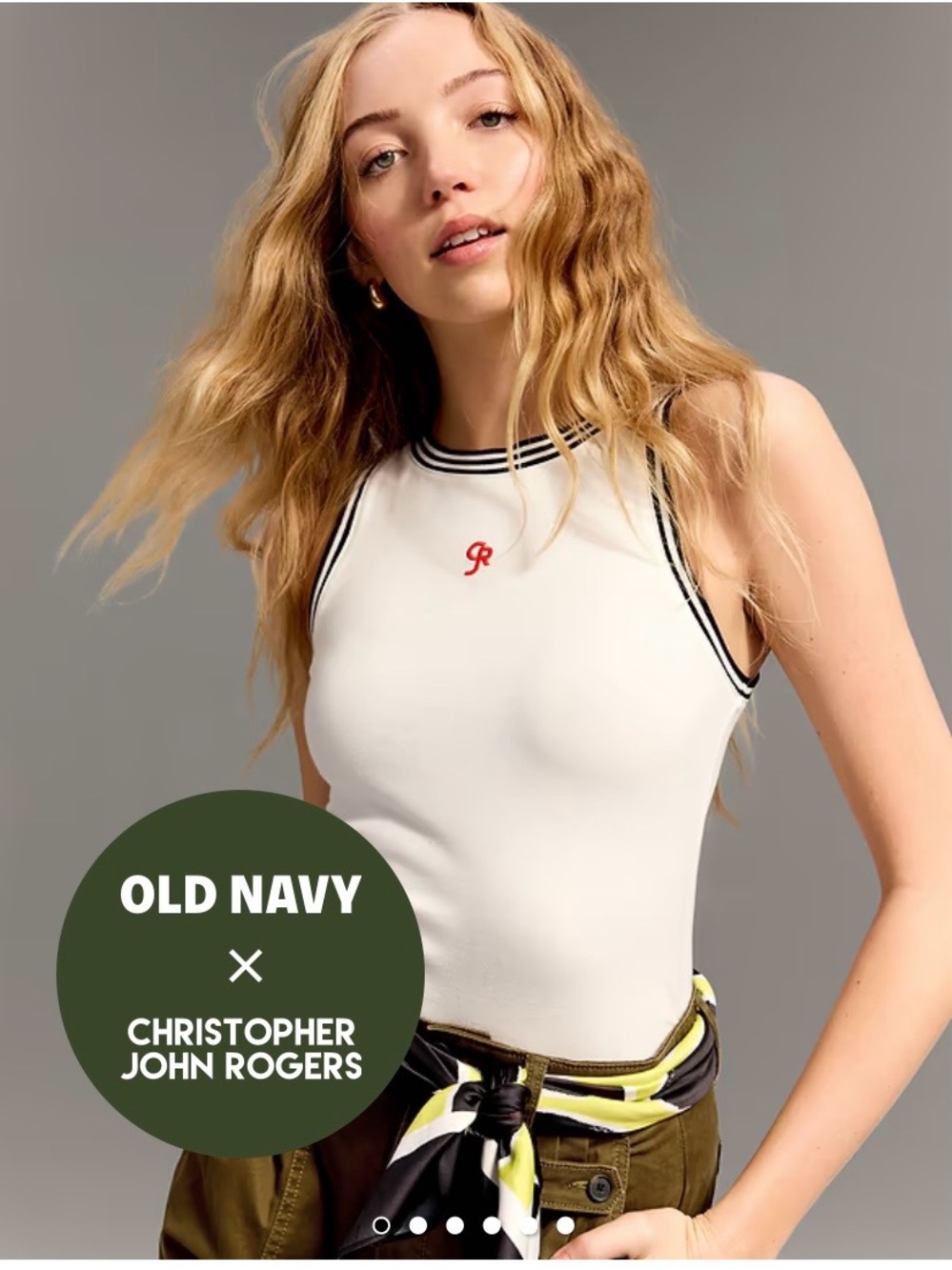 Old Navy (Christopher John Rogers collab) XS Tank